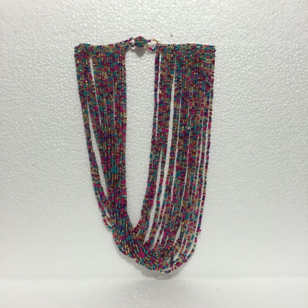 Collar artesanal de 24 hilos al mayoreo — Imagen 2
