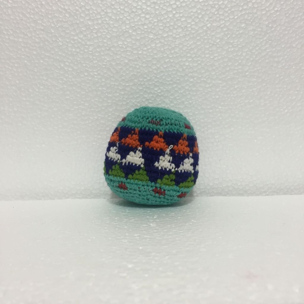Jueguete pelota artesanal tejida (chica) al mayoreo — Imagen 2