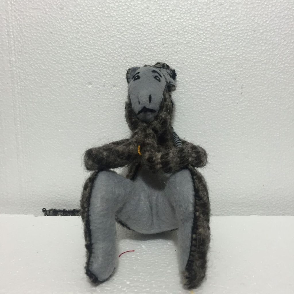 Peluche artesanal hecho de lana (chico) al mayoreo — Imagen 4